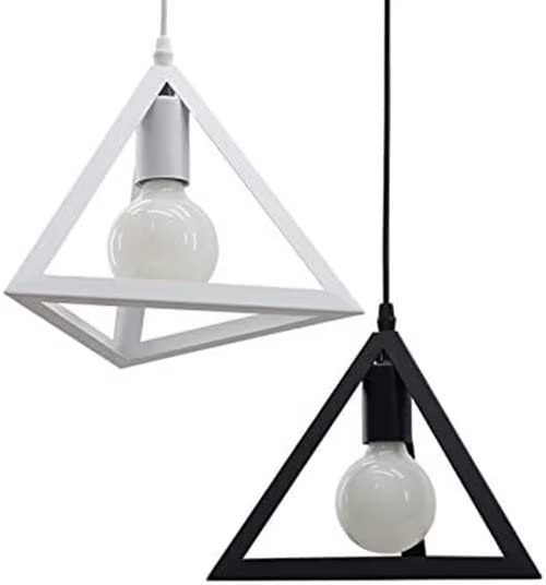 Candelera del alero de la cocina en formato triangular colgante para iluminar barras y mesas 6