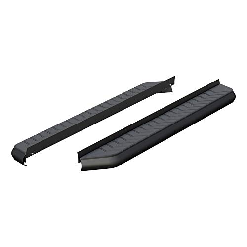 ARIES 2051970 AeroTread Running Boards 5 in. Carbide Black Powder Coat Aluminum Mounting Brackets Sold Separately AeroTread Running Boards