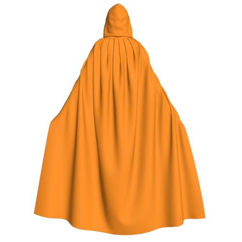 Cape à capuche épaisse pour adulte (abricot) imprimée unisexe avec capuche, cape à capuche d'Halloween pour femmes et hommes, douce et élastique