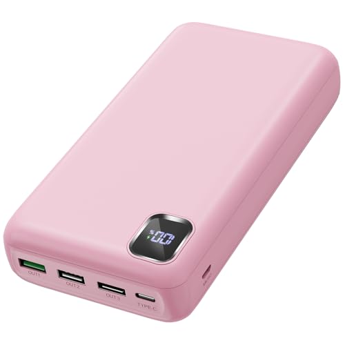 Image of Portable Charger 50000 mAh Power Bank PD 30W and QC 4.0 PowerBank Fast Charging External Battery Pack with USB-C LED 3 Outputs & 2 Inputs Portable Charging for iPhone 15 14 13 pro, Samsung