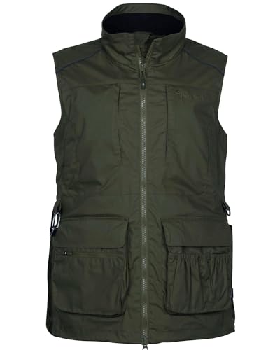Pinewood Herren Hundesport Trainer Weste Herren - praktische Herren Weste Outdoor mit vielen Taschen und Platz für Hundetraining Zubehör - winddicht und wasserabweisend