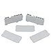 UOFKIPBA D-ST4-TWIN 100Pcs End Cover Plate for ST4-TWIN Din Rail Terminal Blocks Caps Covers Accessory