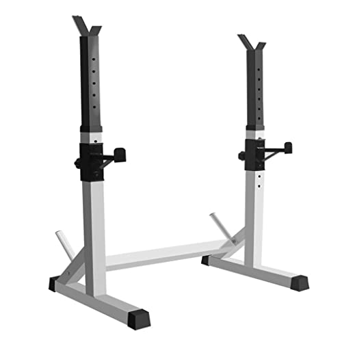 OTQEFTN Adjustable Squat Rack Multi-Function Barbell Rack Home Gym Fitness for Weightlifting Bodybuilding and Strength Training