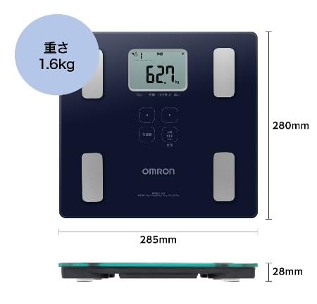 Amazon | オムロン 体重体組成計 KRD-203 カラダスキャン KRD-203-DB