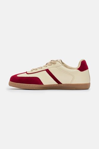Image of SNITCH Men's Sneakers | PU+Suede Upper & Durable TPR Outsole | Lace-Up Closure & Padded Collar | Versatile Low-Top Sneakers | Stylish Casual Footwear