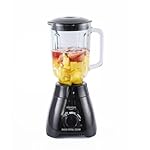 Universal 550W Mass Vital Blender - Glass Jar 57 Oz / 1.8 Quart / 1.7 Liter, 2 Speed + Pulse Function and 4 Stainless Steel Blade with Chrome Steel Technology