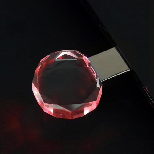 Jaster Crystal USB Flash Drive Transparent Glass Pen accionando Disponible en 4GB 8GB 16GB 32GB 64GB 128GB Personalización de Logotipo Gratuito