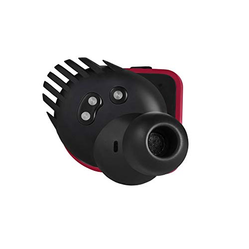Image of MASTER & DYNAMIC MW07 Go True Wireless Earphones - Bluetooth Enabled Noise Isolating Earbuds - Lightweight Quality Earbuds for Music, Flamed Red
