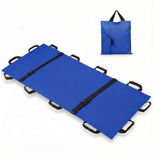 Image of Portable Vet Dog Stretcher Gurney with 12 Rubber Handles, 400 lbs