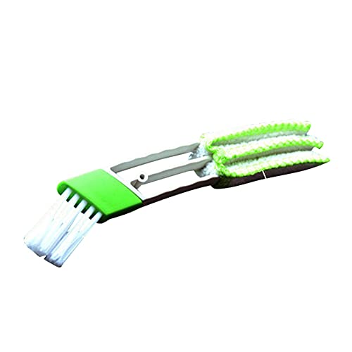 Brosse de Nettoyage pour Sortie d'air, climatiseur de Voiture à Double extrémité, Brosse Douce pour épousseter Le Tableau de Bord et Articles de Nettoyage Brosse de détail pour l'intérieur du Clavier Cover