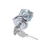 Colcolo Garagentor-Notentriegelungsschloss-Set, Stahlkabelschloss, professionell, Premium, manuell, einfacher Zugang, einfache Installation mit Schlüsseln, Style C