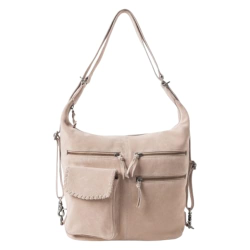 Myra Bag Leather Shoulder Purse Convertible Backpack for Women