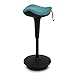 Produktbild IWMH Ergonomischer Arbeitshocker, Hochverstellbare Stehhilfe, Atmungsaktiver Sitz-Steh-Hocker 360° Drehbar, Ergonomische Stehhocker Büro, Grau (Blau)