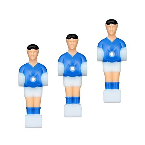 SM SunniMix 3X Soccer Table Men Player Foosball Man Football Tabletop Board Game Table Player Foosball Men for Family Playing Sports Party Indoor Games, Blue