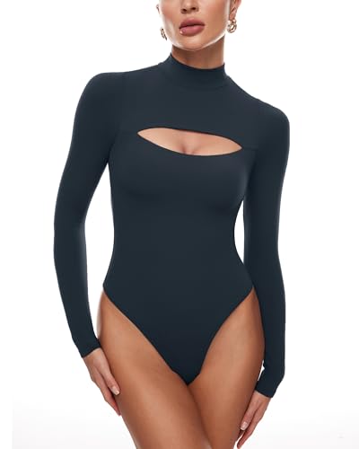 クラネ　ROUND NECK HIGH CUT BODYSUITS クラネ ROUND NECK HIGH CUT BODYSUITS クラネ ROUND NECK HIGH CUT