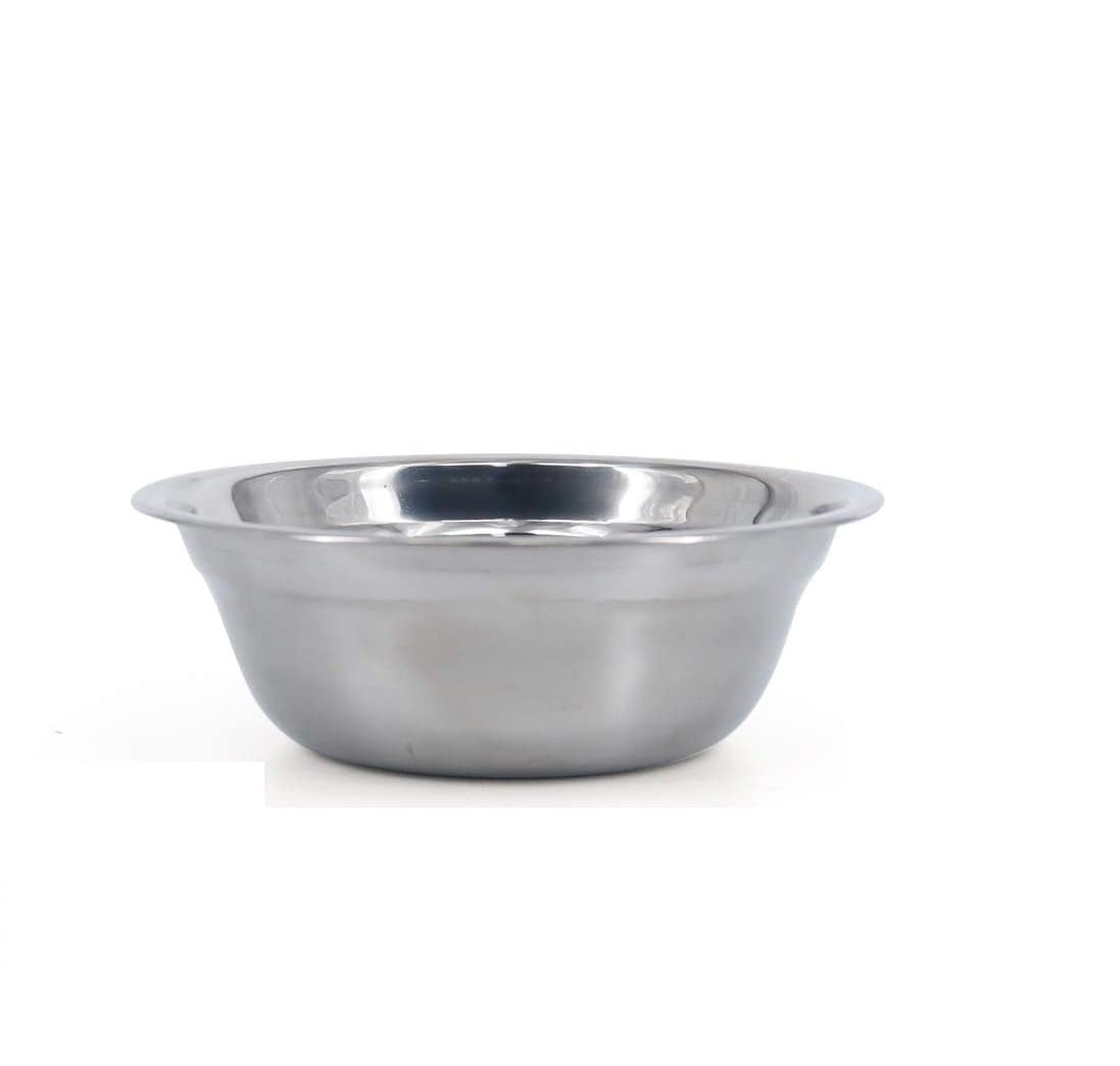 Petsoigné 2 x Interchangeable Bowls Stainless Steel for Cat Bowls Dog Bowl Set Ceramic and Stainless Steel (Interchangeable, Stainless Steel)