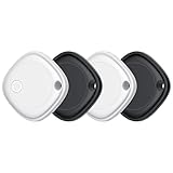 Air Tracker Tag Bluetooth ltem Finder - 4 Pack, Key Finder Locator Compatible with Apple Find My (iOS Only), IP67Waterproof, Replaceable Battery, Tracking Tag for Keys, Suitcase, Bag, Wallet