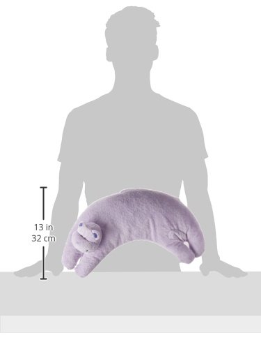 Image of Angel Dear - Purple Hippo, Curved Pillow