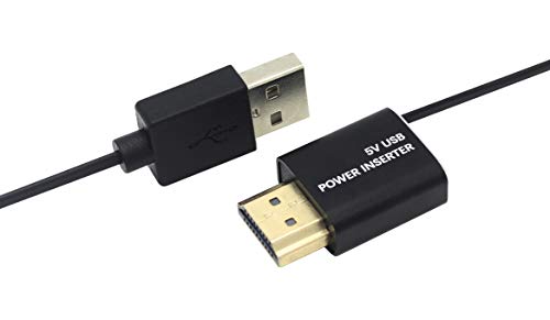 RUIPRO Connecteur d'alimentation USB 8K 4K HDMI femelle vers HDMI mâle 5V (SN5VHDMI)