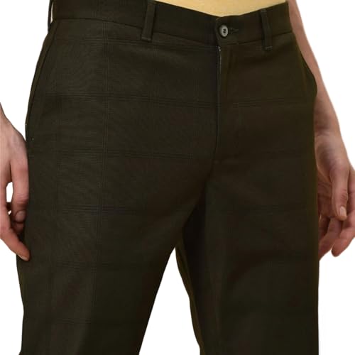 Image of Blackberrys Men's Cotton Blend Slim Casual Trousers