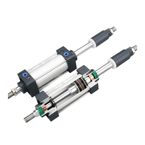 Cilindro de doble eje SCJ de 50mm para evitar la rotación en el guiado 3