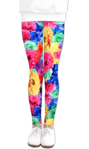 Image of LUOUSE Girls' Leggings Full Length Comfy Pants Trousers 4-13 Years