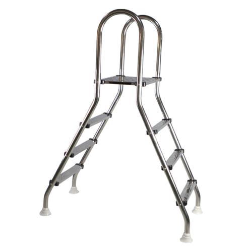 Escalera para piscina de acero inoxidable doble capa miniatura 1