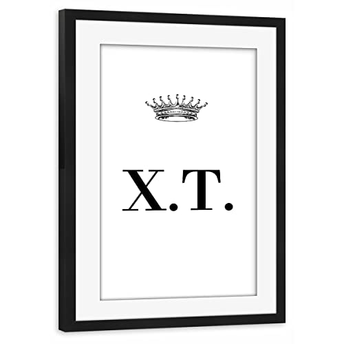 artboxONE Poster mit Rahmen schwarz 60x40 cm Queen XT von AB1 Edition - gerahmtes Poster