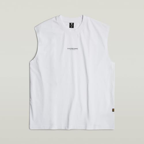Camiseta Boxy Sleeveless Hombre de corte holgado informal 4