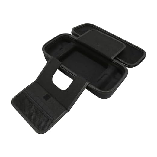Bolsa Protetora para Console de Jogos, Capa de Viagem para Console Portátil, Fechamento Rígido Com Zíper, Grande Capacidade para Consoles de Jogos (Preto)