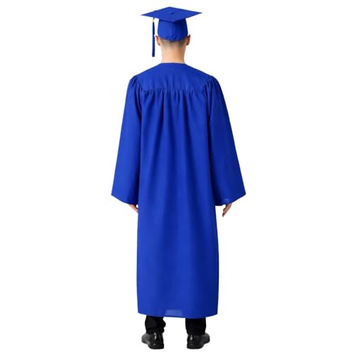 Image of Raj Costume Convocation Dress Graduation Gown and Cap Set for Kids & Adults Convocation Dress Academic Degree Ceremony Robe for School College Graduation Day Matte Polyester Pleated Convocation Gown