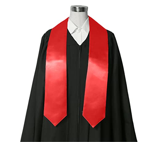 Image of Graduation Stole Honor Stole Plain Sash 60 inch Long for Graduation Ceremony and Graduation Photos