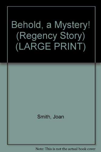 Behold, a Mystery! (Thorndike Large Print Gener... [Large Print] 0786202459 Book Cover