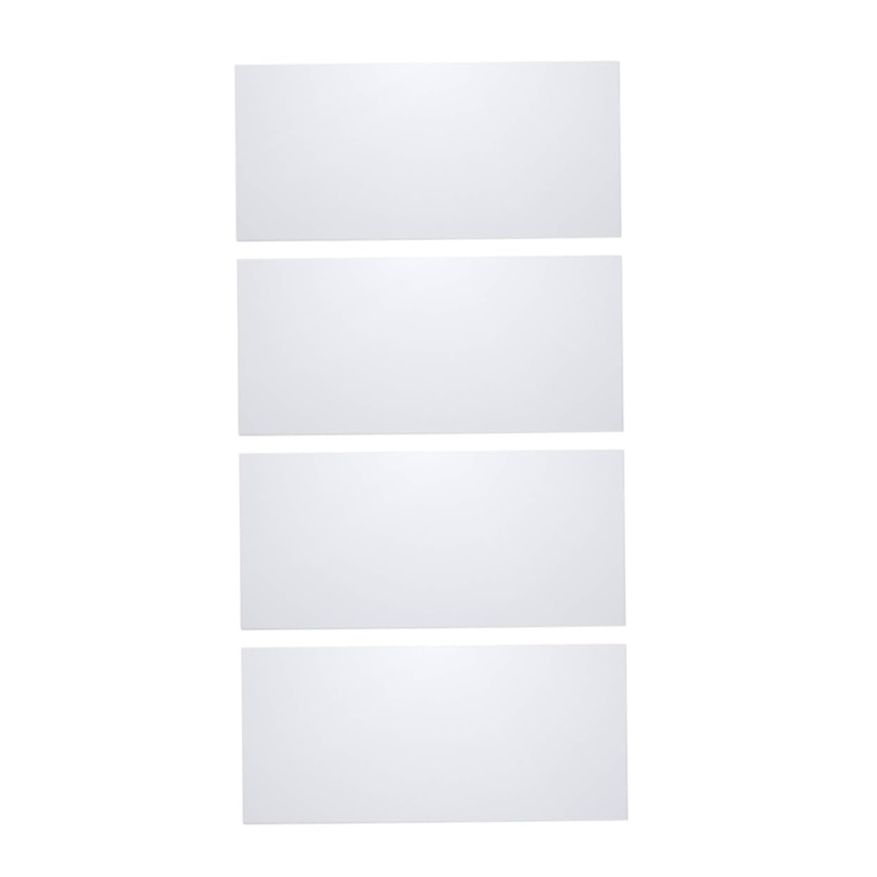 Cubierta Magnética para Ventilación de Aire Color Blanco 4 Piezas | 30 X 14 Cm, para Rejillas de Pared y Suelo, Reduce Ruido y Redirige el Flujo
