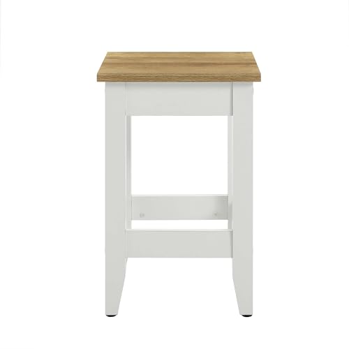 Modway Sunbrook Butaco para Barra de Cocina 22 pulgadas en Blanco Roble - Estilo Moderno miniatura 5