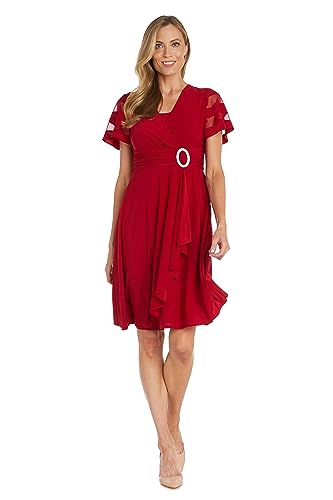Image of R&M Richards Women's Allegra Cascade Dress