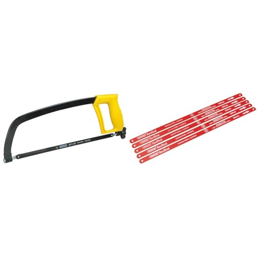 STANLEY 1-15-122 Scie À métaux 300 mm - 10 dents/cm - Poignée Révolver Ergonomique...