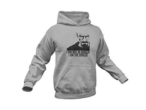 Breaking Bad Hoodie. I am the Danger. Breaking Bad Walter White Inspired. Adult Unisex in Multiple Colors up to 4XL