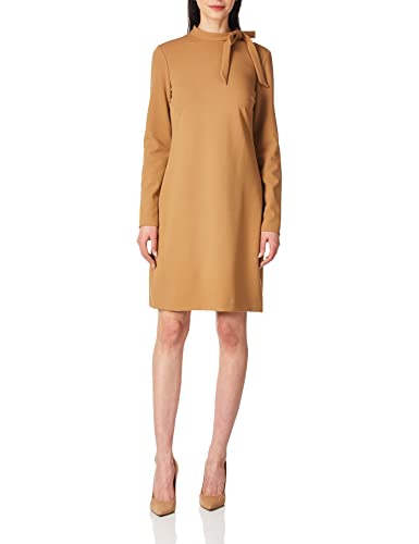 Calvin Klein Women's Long Sleeve Dress with Tie Neck Detail