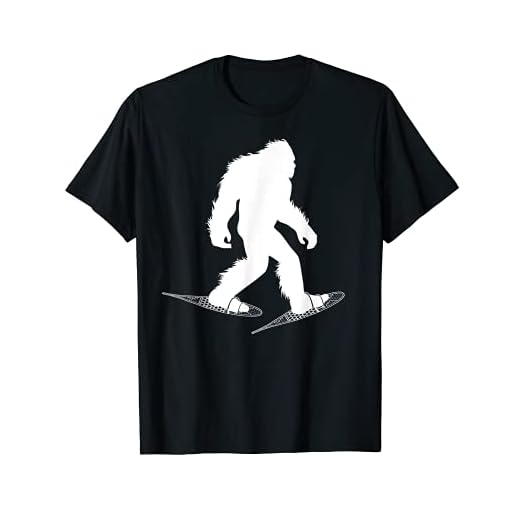 Snowshoe Yeti Shirt, Mountain Snowman Trekking Tee Gift