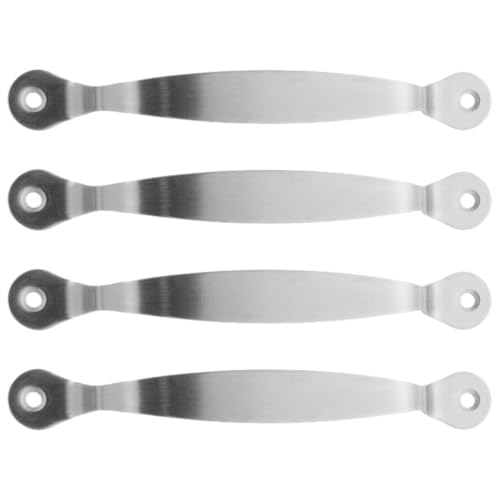 GOOHOCHY 4pcs Stainless Steel Drawer Pulls Kitchen Cabinet Wardrobe Door Hardware Modern Pulls