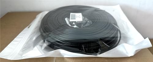 Kabel Ethernet 50m Cat 7 Kabel Sieciowy 50 Metrów Ekranowany Ethernet Cable Kabel Masowy Rj45 Gigabit Czarny LAN Cable Wysoka Prędkość 600MHz Kat.7 Kabel do Internetu dla Routera Modemu