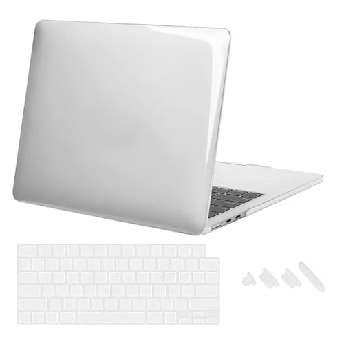 Image of TechTrendz Case Compatible for MacBook Air 13.6 inch M4 A3240 M3 A3113 M2 A2681 with Touch ID,2025 2024 2022 Release,M2 M3 M4 Air 13'' Laptop Protective Hard Shell Cover - (with Keyguard, Dustplug)