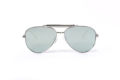 isheep Aviator Polarized Sunglasses for Women Men, Handmade Craft,Retro, Blue Lens, Metal Frame SIS-10-BL3