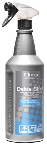 Clinex Möbelreiniger “Delos Shine” 1 L - Effizient Möbelpflege - Stark Laminatreiniger - Holzreiniger Möbel - Holz Reiniger - Laminat Pflege