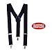Black Suspenders (adjustable) Party Accessory  (1 count) (1/Pkg)