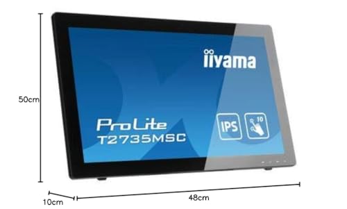 T2735MSC-B3-27 Touch, IPS, 1920 x 1080, 60Hz, 1A, 1H, 1DP - Monitor - Immagine 9