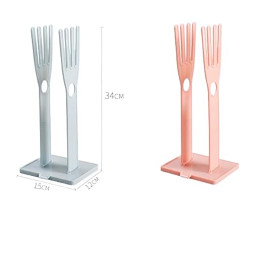 LotCow Kitchen Glove Holder Detachable Rubber Gloves Racks Drain Storage Stand Towel Drying Rack Sink Accessories Kitchen Cleaning Tool for Home Kitchen - Image 3