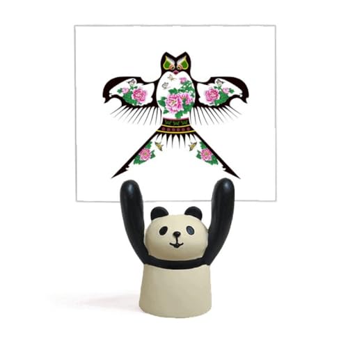 Support de mémo panda stable pour cartes de visite et photos
