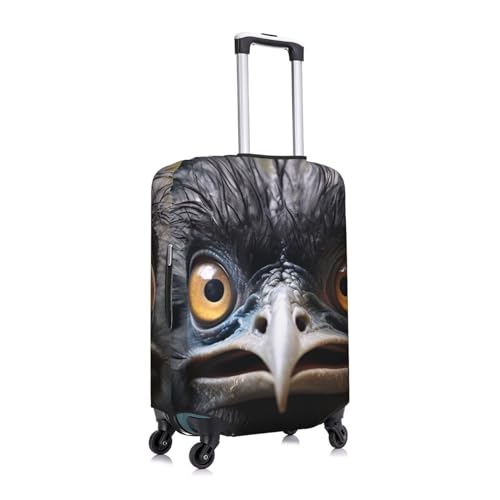 Emu Luggage Cover Stylish Suitcase Covers for Luggage Tsa Approved, Elastic Washable Suitcase Protector Anti-Scratch Travel Baggage Covers for 18-32 inch Luggage3
